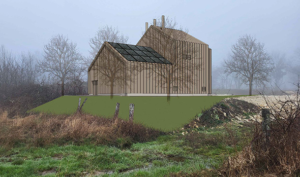 Lancement des travaux d’une chaufferie biomasse avec réseau de chaleur à DAMPIERRE-SUR-SALON